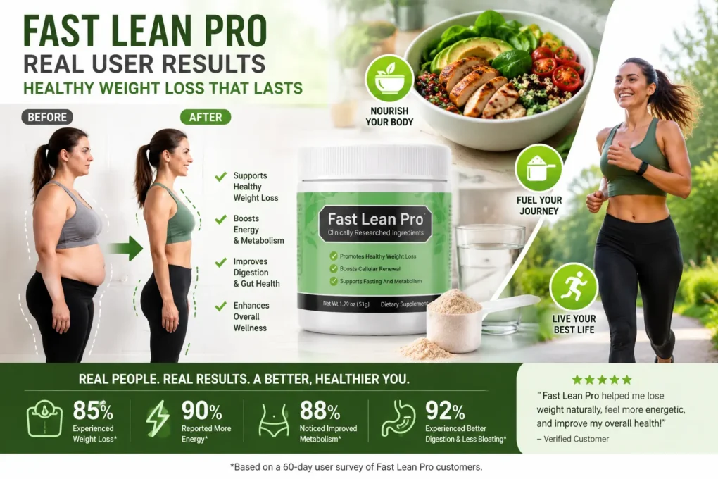 Fast Lean Pro real user results healthy weight loss