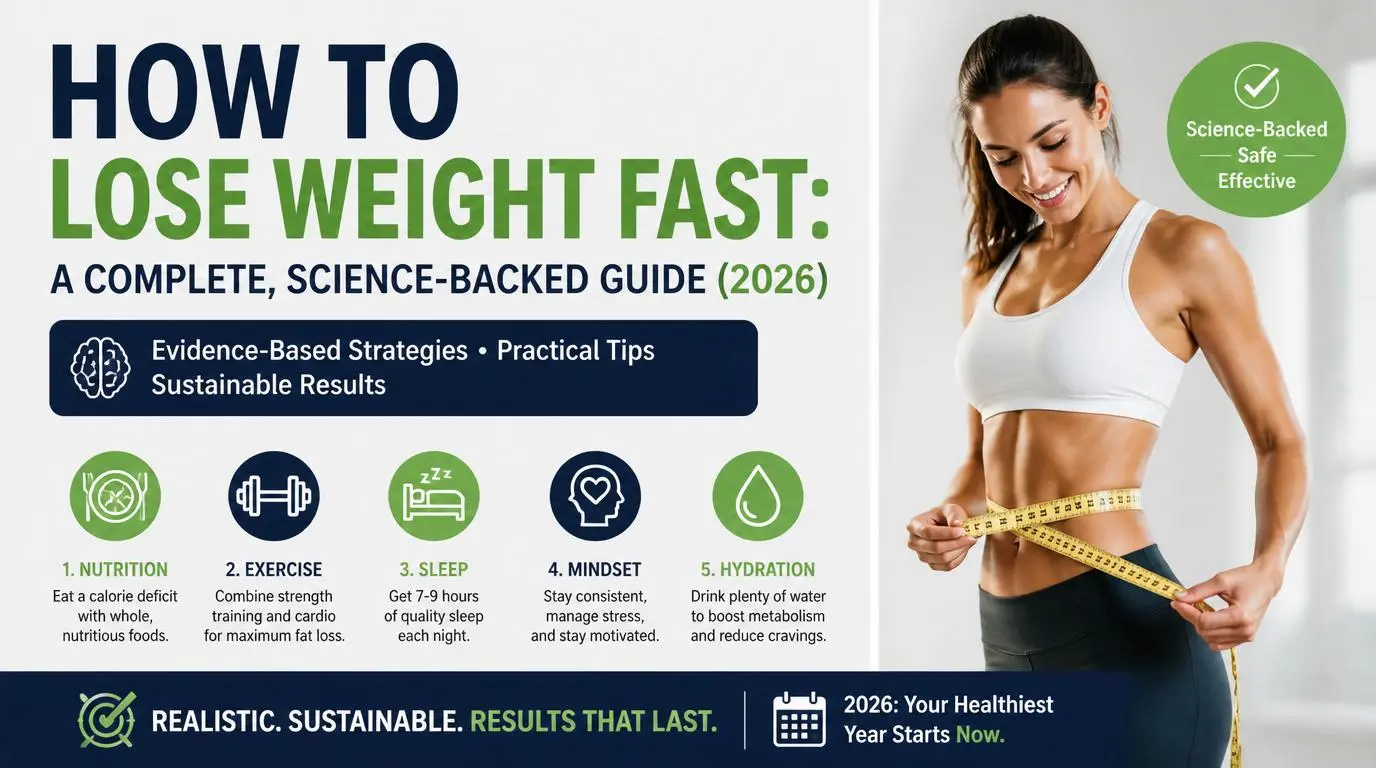 How to Lose Weight Fast A Complete, Science-Backed Guide (2026)